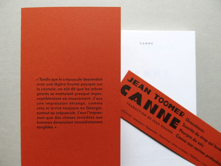 Canne — Jean Toomer