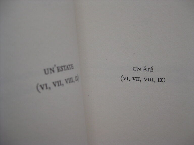 de la gourmandise — Sandro Penna