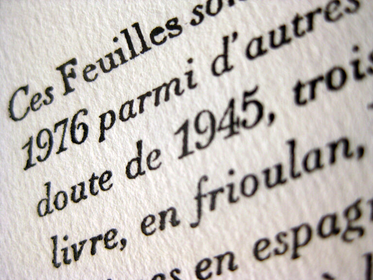 Feuilles de langues romanes — Pier Paolo Pasolini