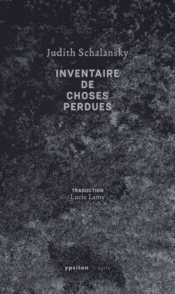 Inventaire de choses perdues — Judith Schalansky