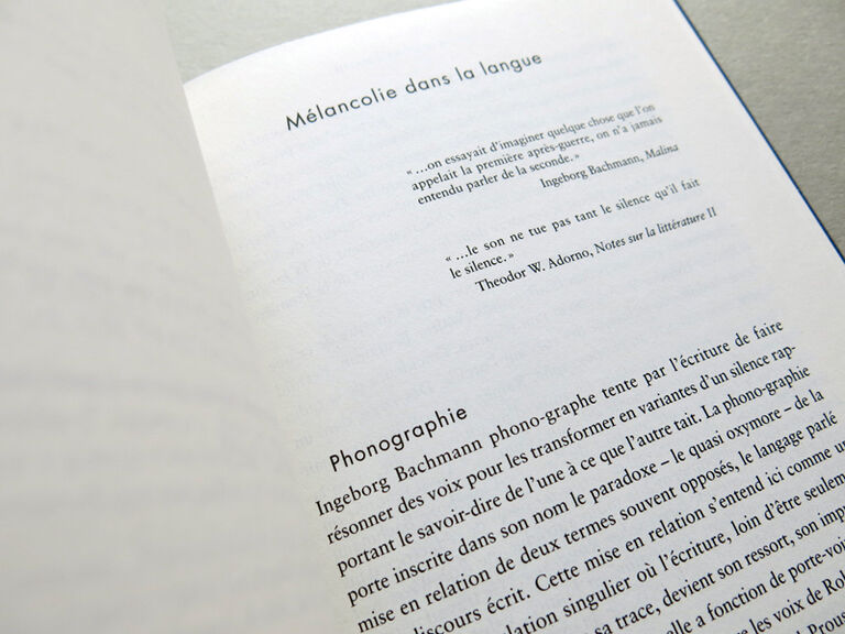 Le dicible et l’indicible — Ingeborg Bachmann