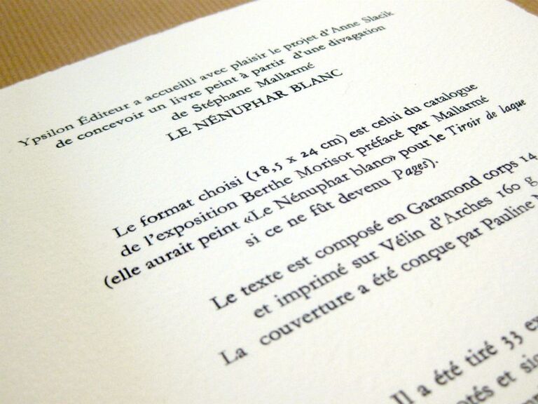 Le Nénuphar blanc — Stéphane Mallarmé