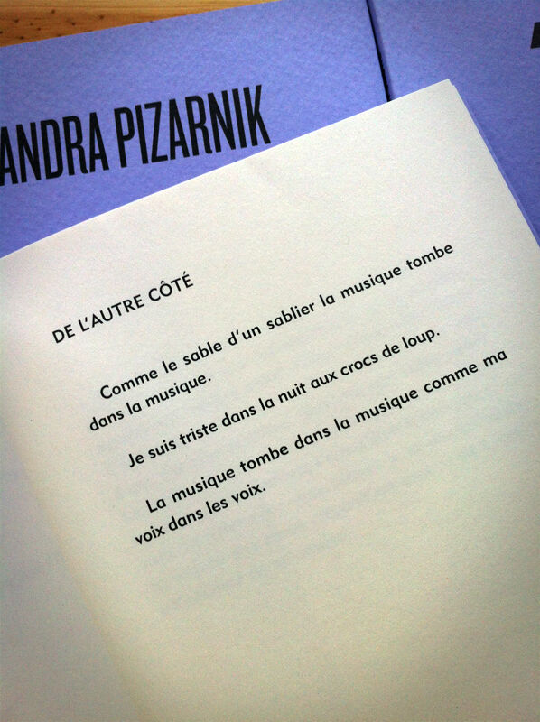 L’Enfer musical — Alejandra Pizarnik