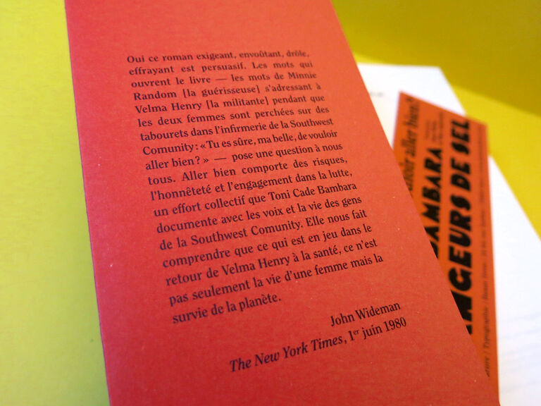 Les mangeurs de sel — Toni Cade Bambara