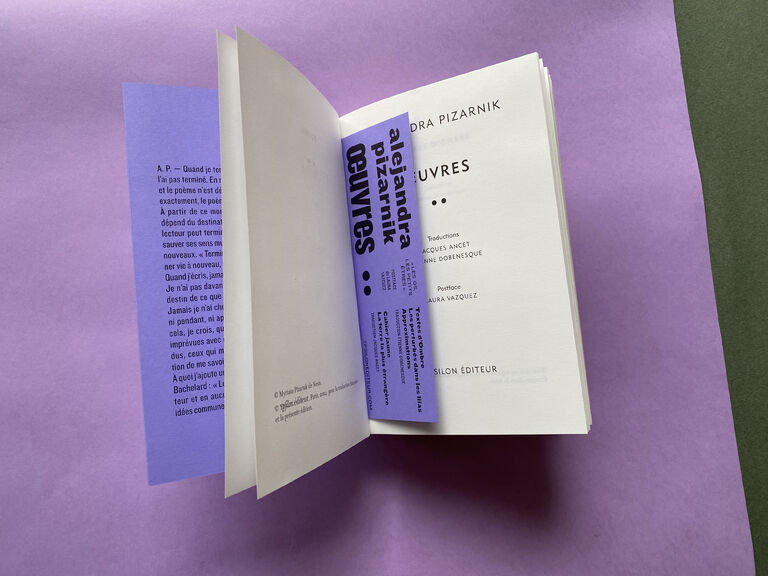 Œuvres II — Alejandra Pizarnik, Laura Vazquez