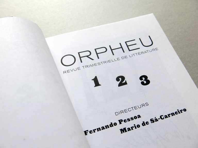 Orpheu — Fernando Pessoa, Mario de Sá-Carneiro