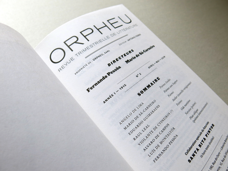 Orpheu — Fernando Pessoa, Mario de Sá-Carneiro