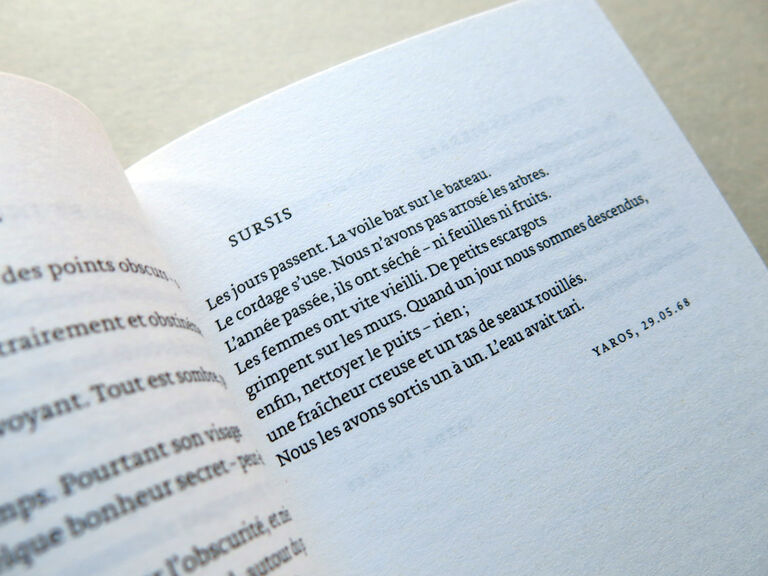 Pierres Répétitions Grilles — Yannis Ritsos, Bernard Noël